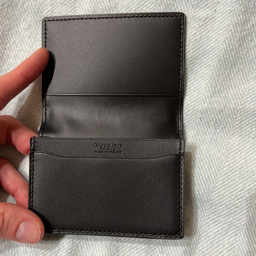 Goyard St Pierre Card Holder - Black - NWT - Picture 4 of 9